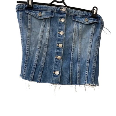 Zara Denim Tube Top Size L