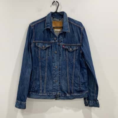 Levis Unisex  Size L / M Denim Jacket Blue 