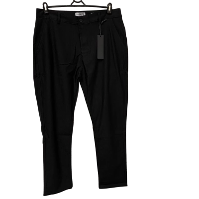  Mens La Haute Size 38 Slim fit Pants Black  