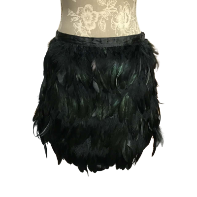Wayne Cooper Womens  Size 10 Feathered Mini Skirt  