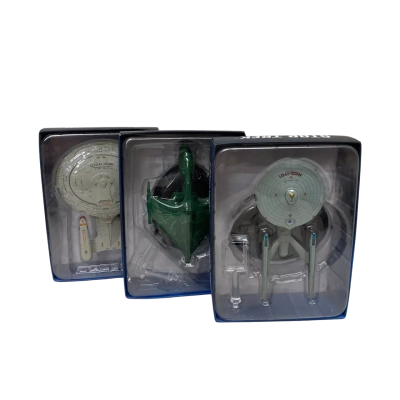 3 pack Unopened boxed Star Trek Ships