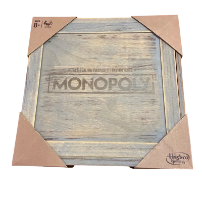 Vintage Hasbro Monopoly Board Game Rustic Edition
