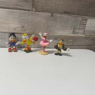 Set Of four Disney Duck plastic Toys