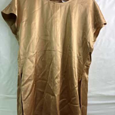 Seed Heritage Womens  Size 12 Blouse Brown 