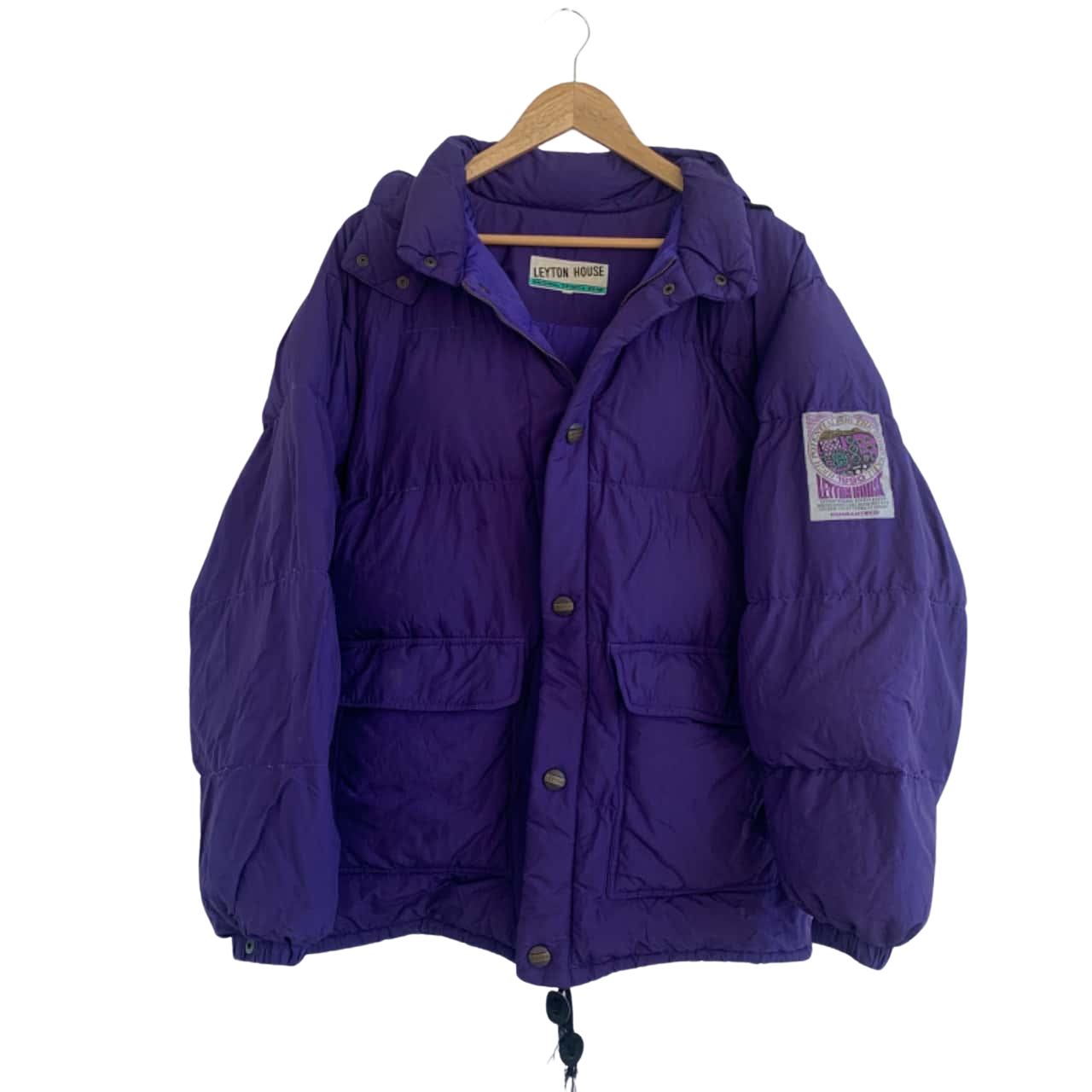 Leyton House Large Duck Down Purple Puffer Jacket(s)