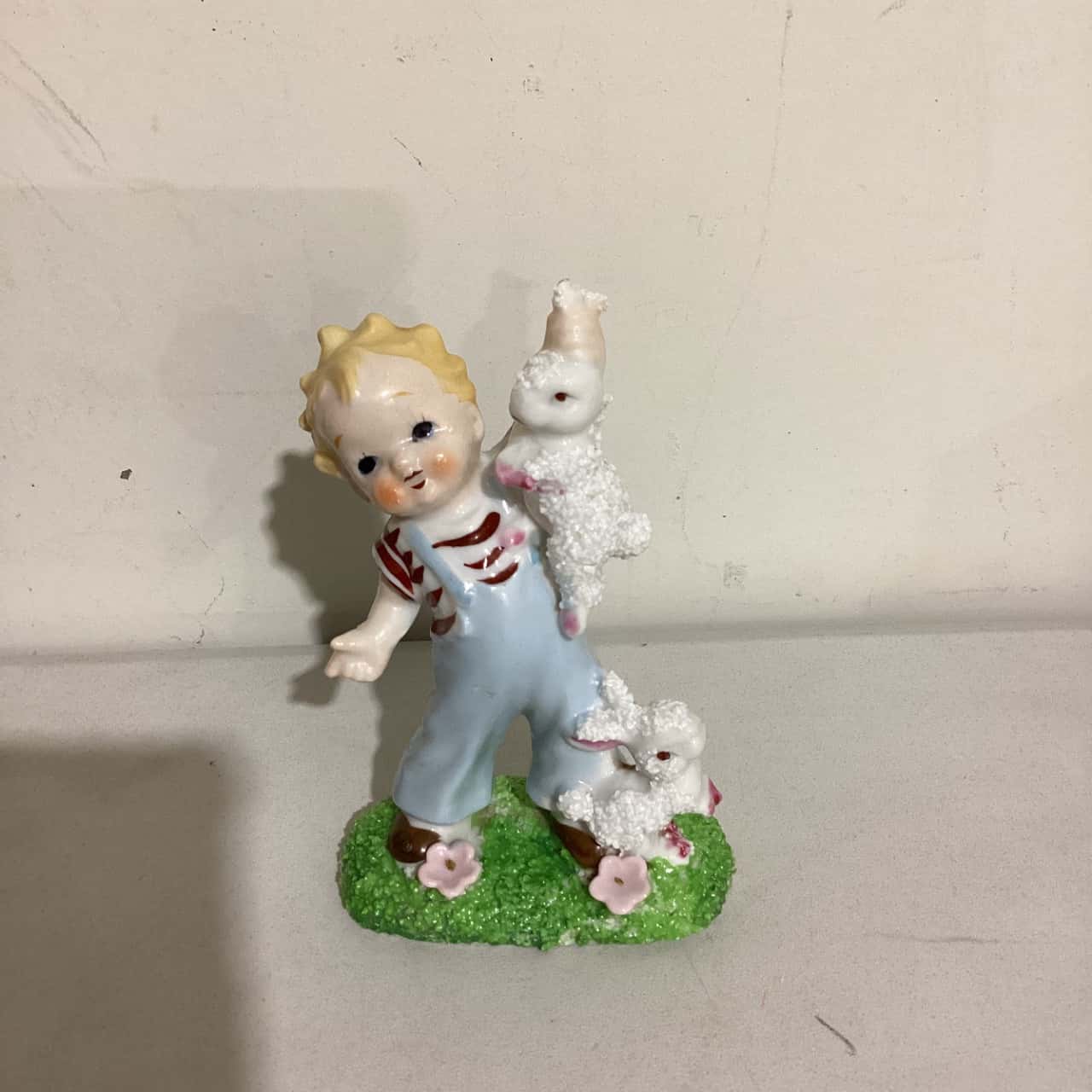 Vintage Child Riding Rabbit Vintage Little Boy Holding Rabbit