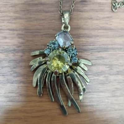 Unusual Multi Stoned Necklace