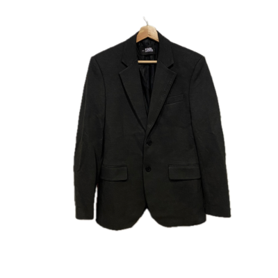 Karl Lagerfeld Mens Size 45 Blazer Dark Grey