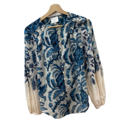 Once/Was Womens  top Size 0 Blue / White 