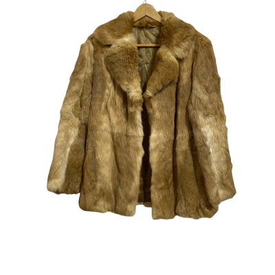 Women's faux fur coat made in Hong Kong  