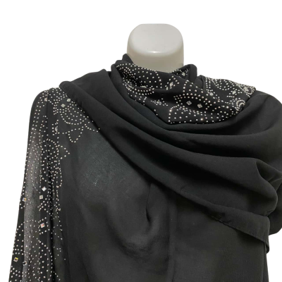  Jessica McClintock Womens Scarf or Shawl Black  