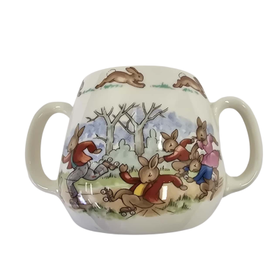 Double Handled Bunnykins Cup Stamped