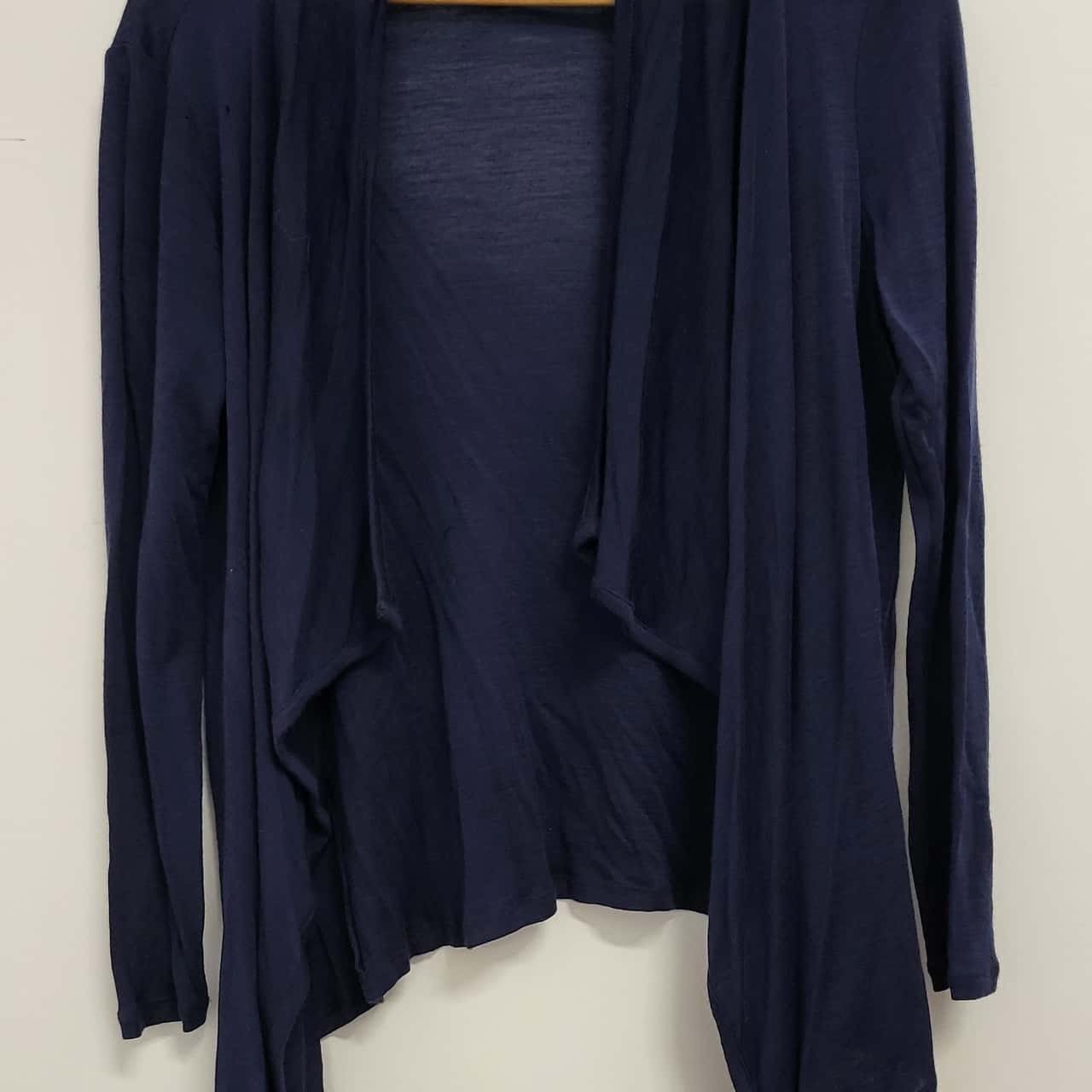 David Lawrence Women's Size S Cardigan Navy Blue