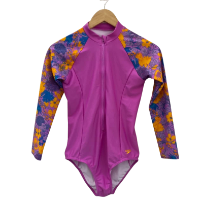 Speedo Kids  Size 12 Swimwear Floral / Pink  / Purple 