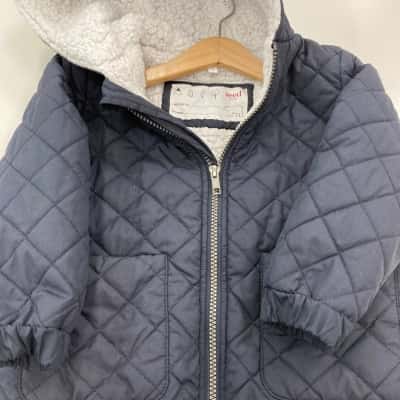 Seed Kids  Size 3 Navy Blue Zip Coat (2) 