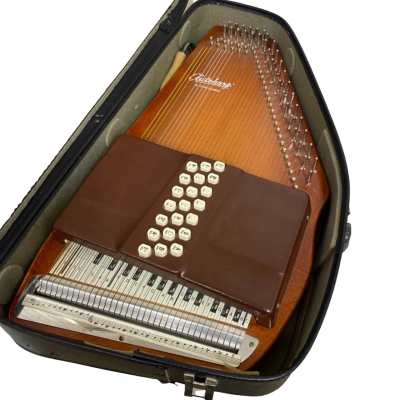 Vintage Autoharp by Oscar Schmidt in hard case