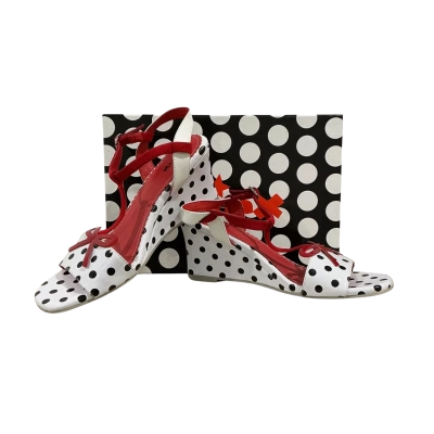 Minx Womens  Size 43 Wedges Polka Dot / Red 