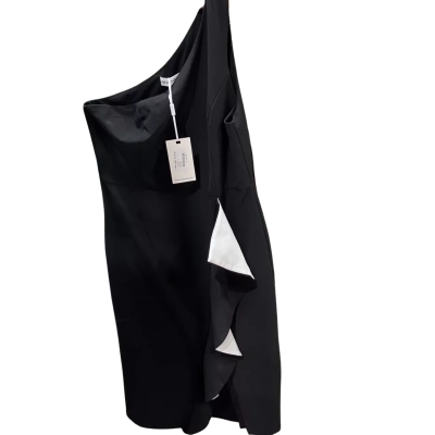 Fresh Soul Womens  Size 12 Formal Dress / Midi Dress Black  / White 