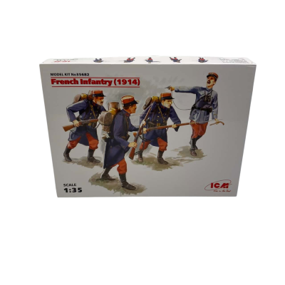 SEALED ICM 1/35 French Infantry 1914 Model Kit