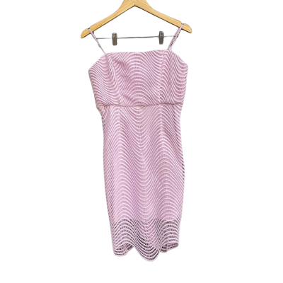 Bardōt Womens Spiral Lace Dress Size 12 Purple 
