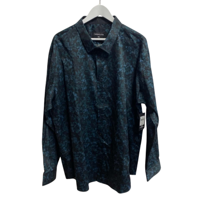 Tarocash Mens  Size XXXXXL Business Shirt Black  / Floral 
