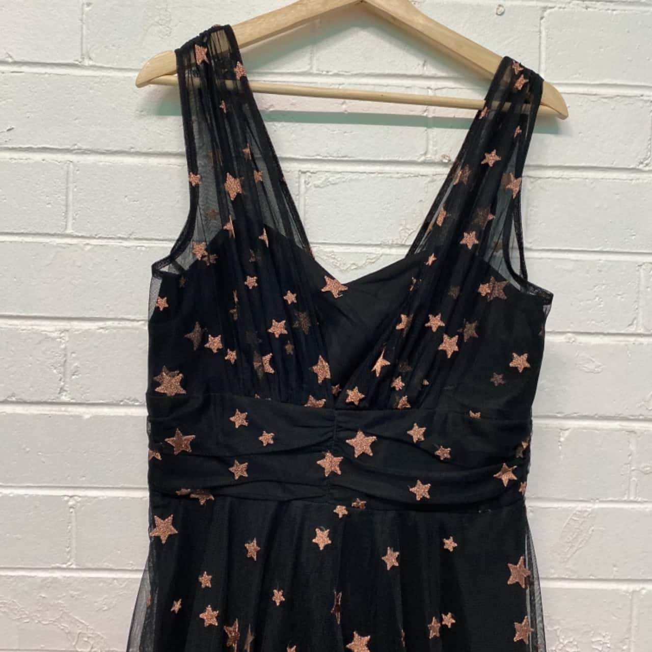 Review Womens Size 12 Wish upon a star Party Dress Sleeveless Dress Black Other BNWT s