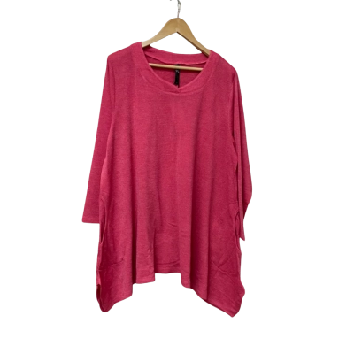 BNWT Taking Shape Womens Size 22 Pink Cube Hem Tunic RRP $99.99