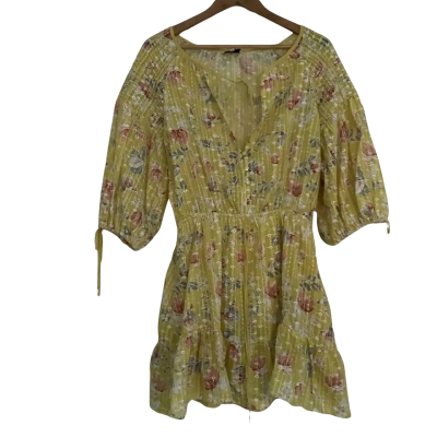 SABO.   Soft Autumn Floral Print Dress.     Size S 