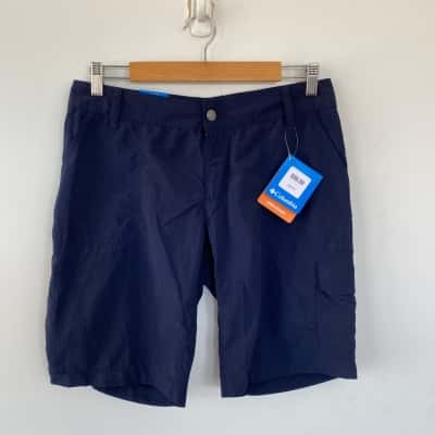 Columbia Navy Blue Active Fit Court Shorts  Size 6