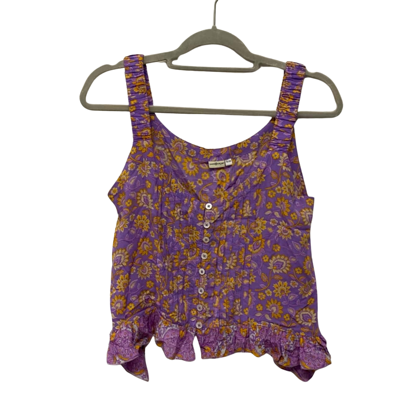 Saffron Road Womens Size M / S Singlet Purple (s)