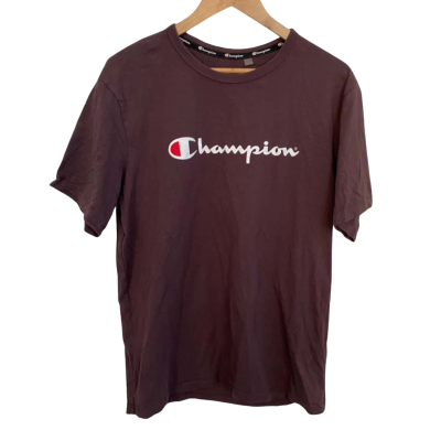 Champion Size XL T-Shirt Brown 