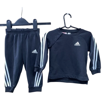 Nike Kids Black/White Jogger Set Size 6-9M