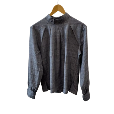 Lime & Soda Size 12 Blouse / Long Sleeve Shirt Grey 