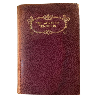 The Works Of Tennyson 1928 Vintage Hardcover Book