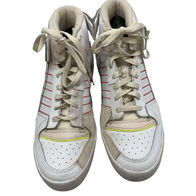 adidas Forum Exhibit Mid Mens  Size 8US, 7.5UK Sneakers Beige / Red / White 