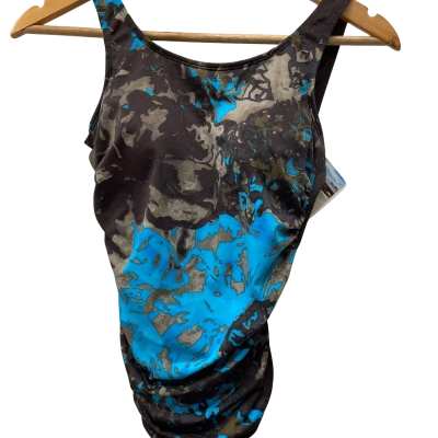 Amoena Womens Size 12 Coral Sea Swimwear