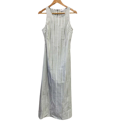 Jag Womens  Size 10 Maxi Dress Gingham RRP $200