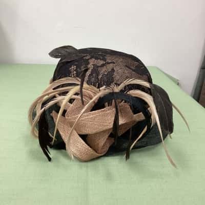 Morgan & Taylor Womens Hat Beige / Black  