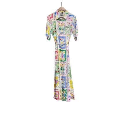 Jaase Womens  Size M Maxi Dress Multicoloured 