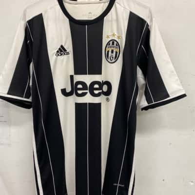 Juventus Adidas Mens  Size XL Jersey Black  / White 