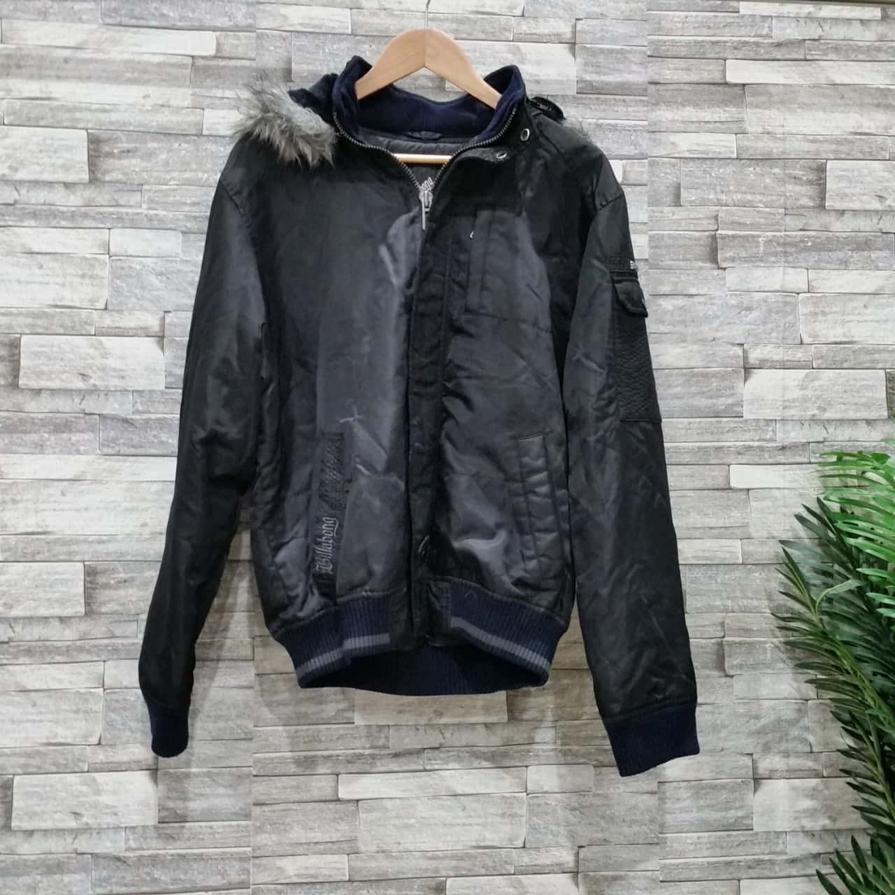 Blazer / Parkas Black with fur hood
