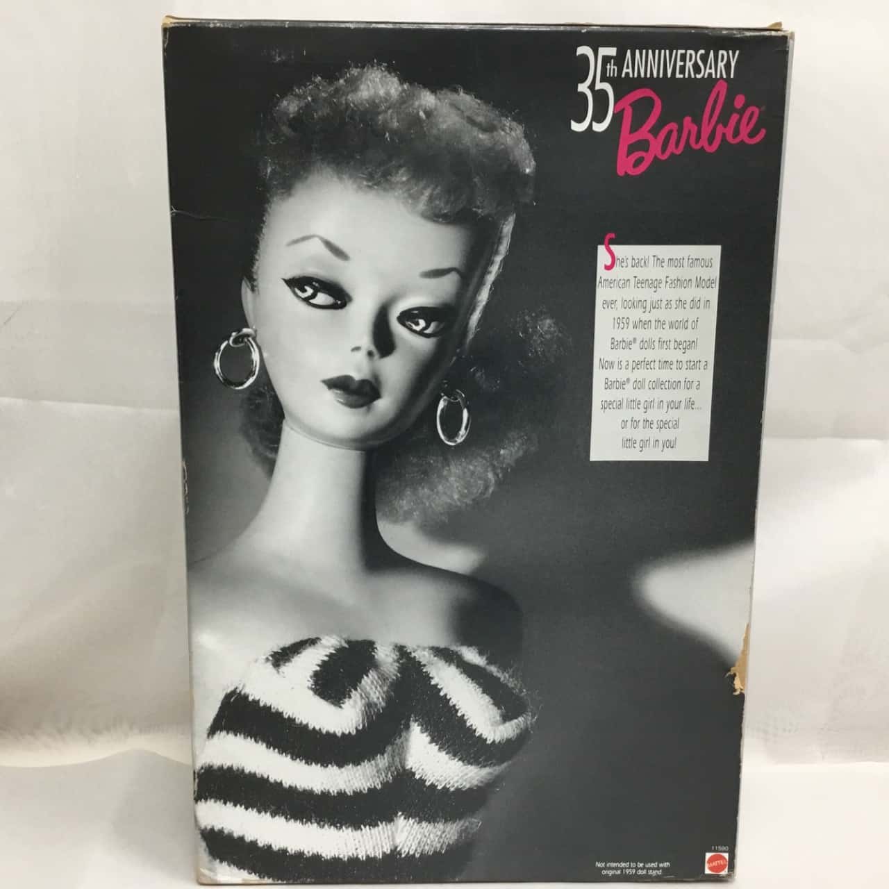 Barbie 35th Anniversary Original 1959 Barbie Doll & Package Special ...