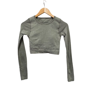 Lululemon Womens  Size 4 Long Sleeve Top Green 