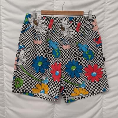 Stussy Mens Pattern Shorts - Size M