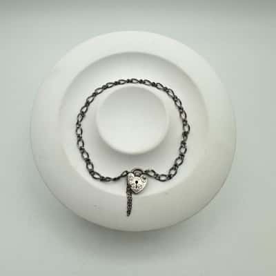 925 Heart Lock Bracelet