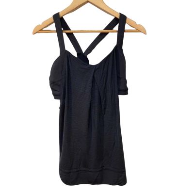 BNWT Lululemon Tank Size 10 Black  