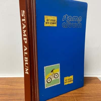 Vintage Stamp Album 18 pages