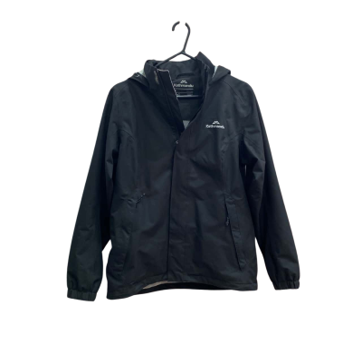 Kathmandu Womens Size 12 Black Andulo 2-Layer Rain Jacket