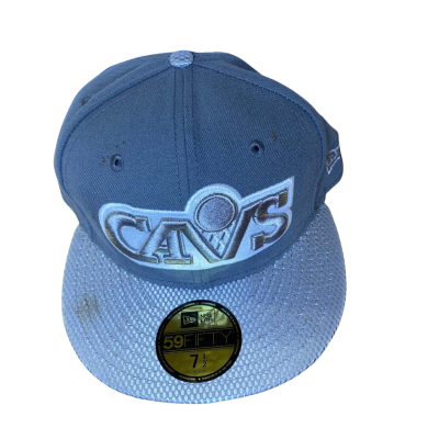 New Era Mens Hat Size 7.5 Grey / White 