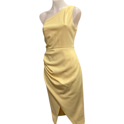 Sheike Womens  Size 8 Cocktail Dress Yellow 